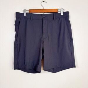 VRST Limitless Performance Stretch Chino Shorts Size 34 Dark Gray